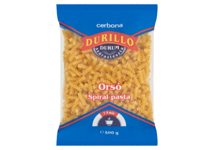 Durum spiral pasta 