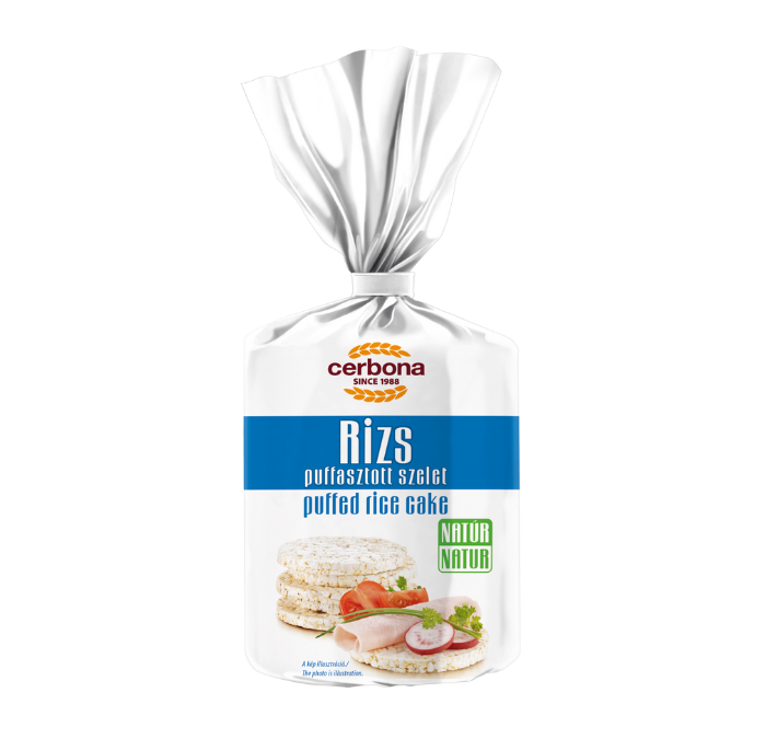 Puffasztott rizsszelet, natúr