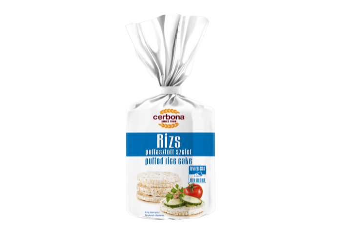 Puffasztott rizsszelet, tengeri sós