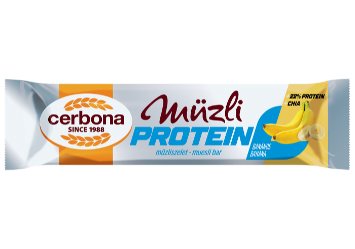 Banános protein müzliszelet