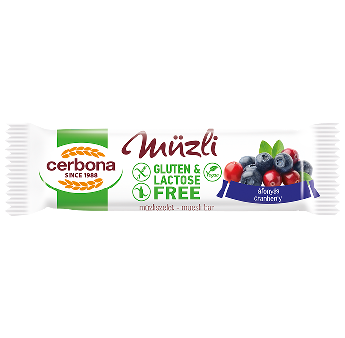 Gluten free Cranberry muesli bar