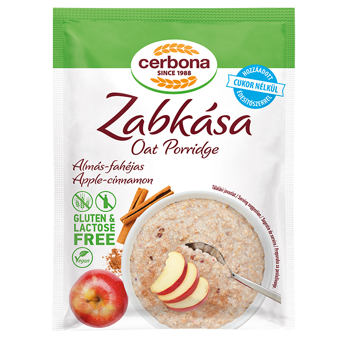 Almás-fahéjas gluténmentes zabkása 