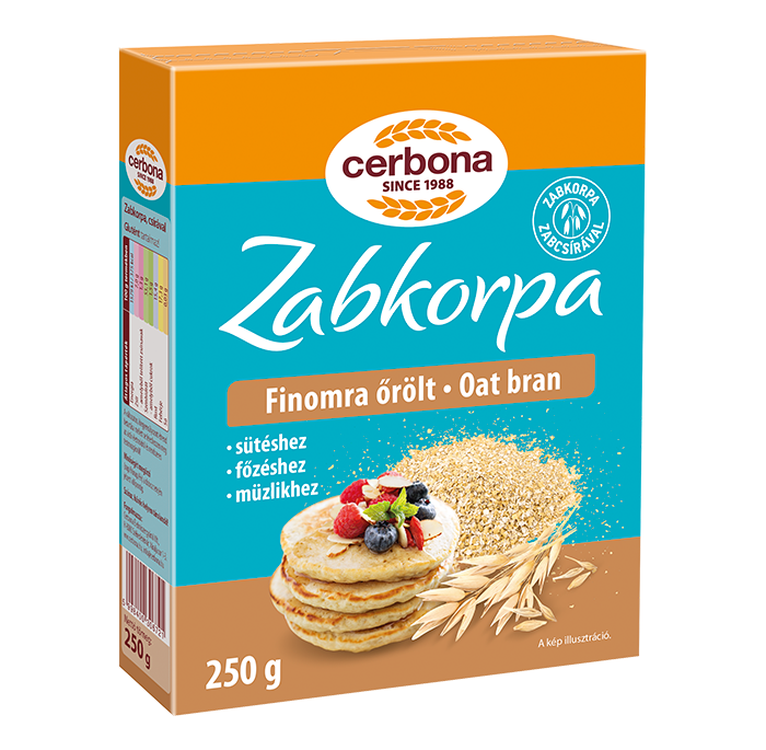 Zabkorpa, finomra őrölt