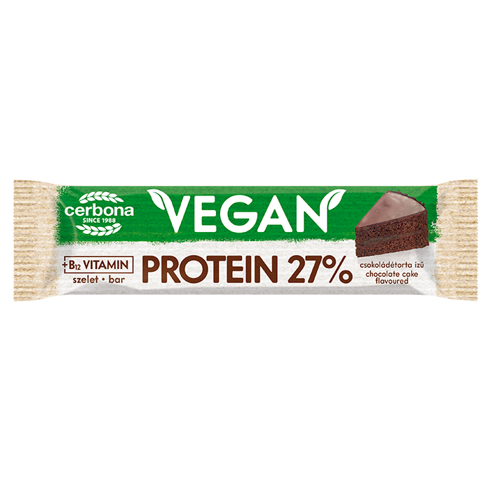 Vegan chocolate cake flavoured protein bar