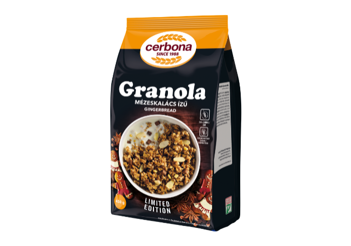 Gingerbread flavoured granola