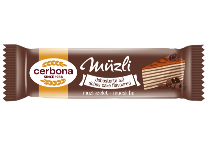 Baton musli cu aromă de tort Dobos